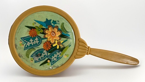 Vintage yellow hand held - vintage,
