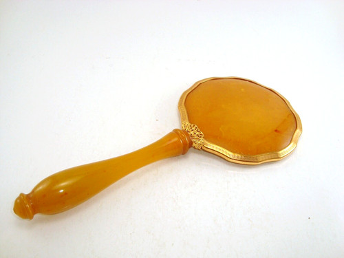 Art deco marbled butterscotch - deco,